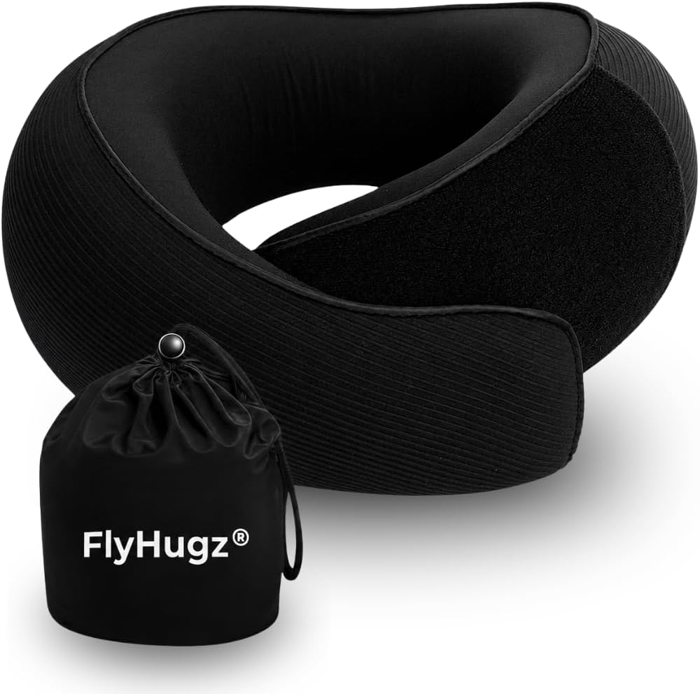 ® Neck Travel Pillow Memory Foam Neck Pillow, Gray