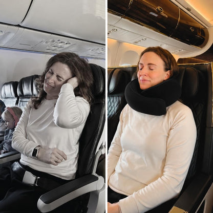 ® Neck Travel Pillow Memory Foam Neck Pillow, Gray