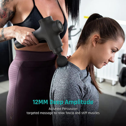 Mebak 3 Massage Gun, Massage Gun Deep Tissue for Athletes, Professional Muscle Percussion Massager, Massager for Shoulder Leg Back Body Pain Relief, Quiet Portable Sport Tool, Gifts for Him