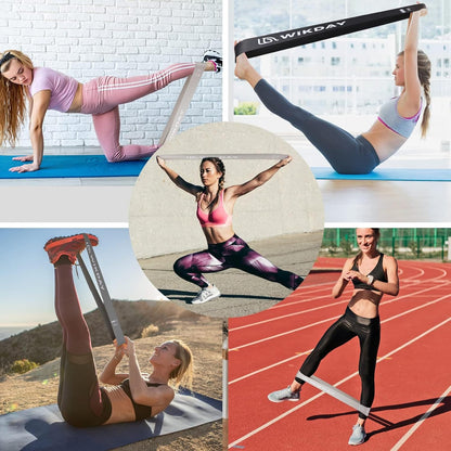 Exercise Resistance Bands with Handles for Working Out Workout Bands Set with Door Anchor for Physical Therapy, Yoga, Pilates