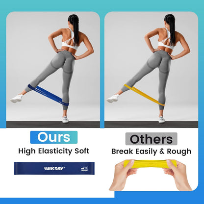 Exercise Resistance Bands with Handles for Working Out Workout Bands Set with Door Anchor for Physical Therapy, Yoga, Pilates