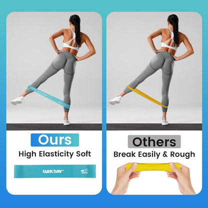 Exercise Resistance Bands with Handles for Working Out Workout Bands Set with Door Anchor for Physical Therapy, Yoga, Pilates