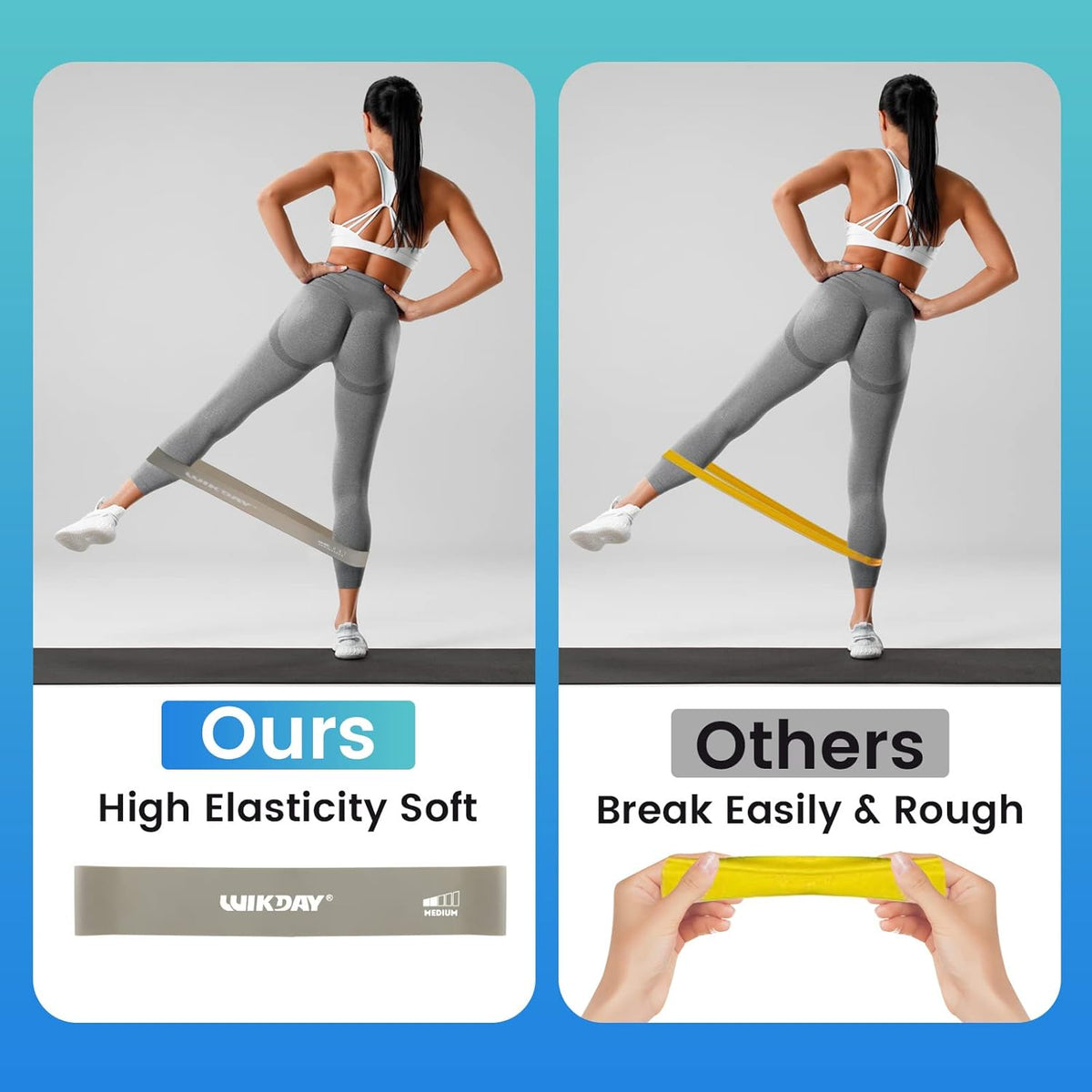 Exercise Resistance Bands with Handles for Working Out Workout Bands Set with Door Anchor for Physical Therapy, Yoga, Pilates
