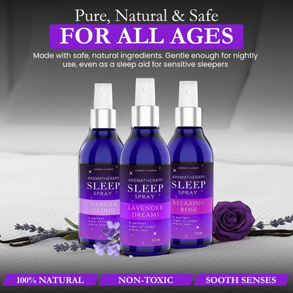 Pillow Sleep Spray Mist for Deep Sleep, Help Stress & Anxiety Relief Aid