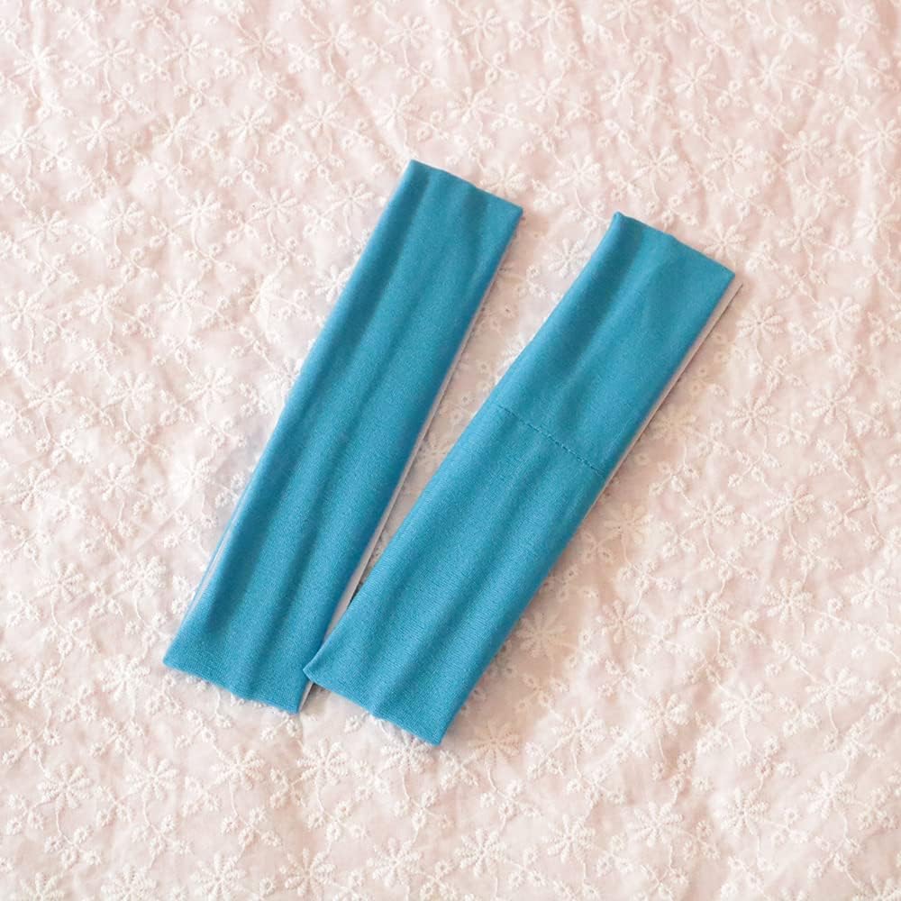 Sport Yoga Headbands,Pack of 14,Fashion Soft Elastic Polyester Sweatband Yoga Stretchy Headband for Women Man Girl