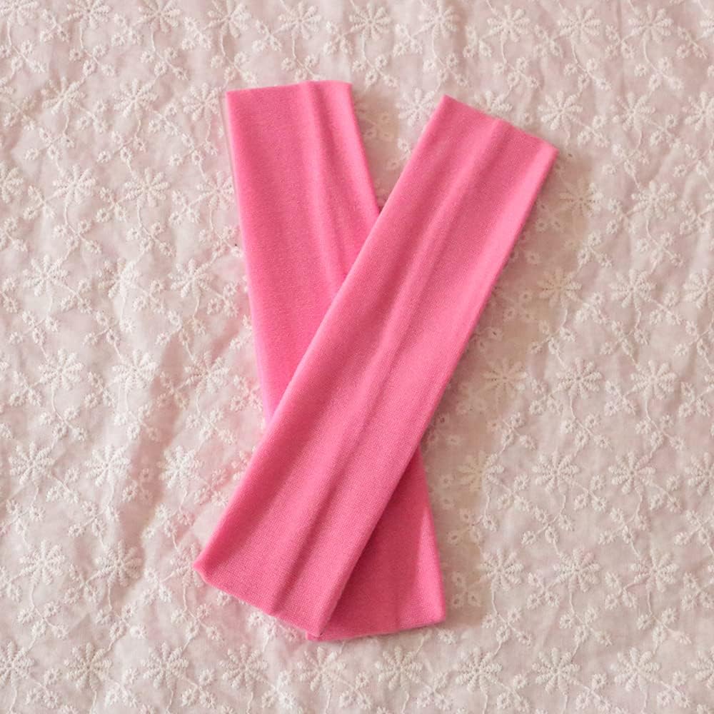Sport Yoga Headbands,Pack of 14,Fashion Soft Elastic Polyester Sweatband Yoga Stretchy Headband for Women Man Girl