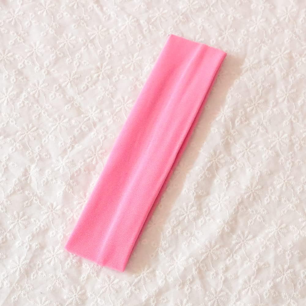 Sport Yoga Headbands,Pack of 14,Fashion Soft Elastic Polyester Sweatband Yoga Stretchy Headband for Women Man Girl