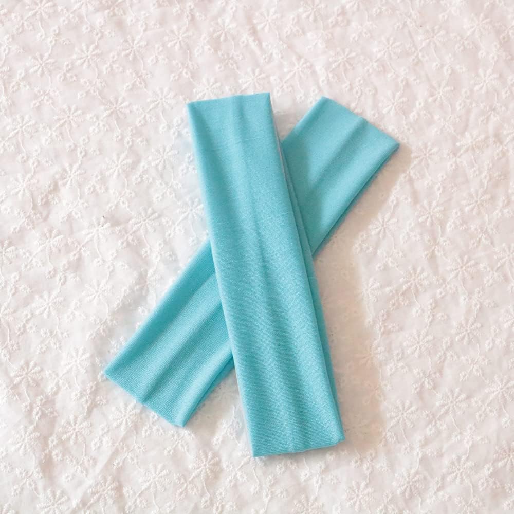 Sport Yoga Headbands,Pack of 14,Fashion Soft Elastic Polyester Sweatband Yoga Stretchy Headband for Women Man Girl