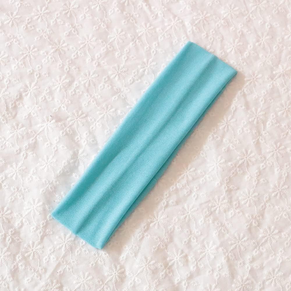 Sport Yoga Headbands,Pack of 14,Fashion Soft Elastic Polyester Sweatband Yoga Stretchy Headband for Women Man Girl