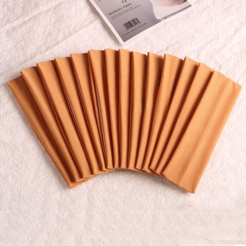 Sport Yoga Headbands,Pack of 14,Fashion Soft Elastic Polyester Sweatband Yoga Stretchy Headband for Women Man Girl