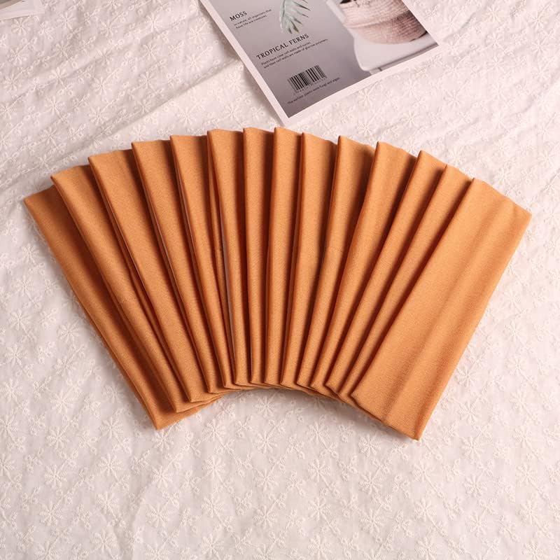 Sport Yoga Headbands,Pack of 14,Fashion Soft Elastic Polyester Sweatband Yoga Stretchy Headband for Women Man Girl