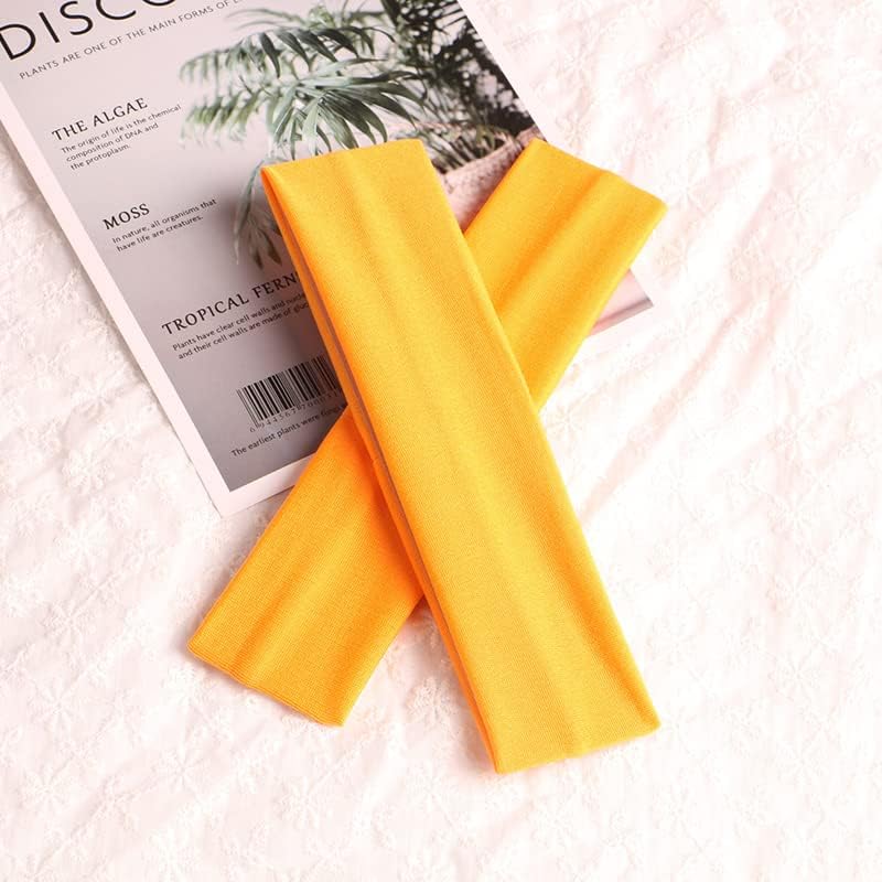 Sport Yoga Headbands,Pack of 14,Fashion Soft Elastic Polyester Sweatband Yoga Stretchy Headband for Women Man Girl