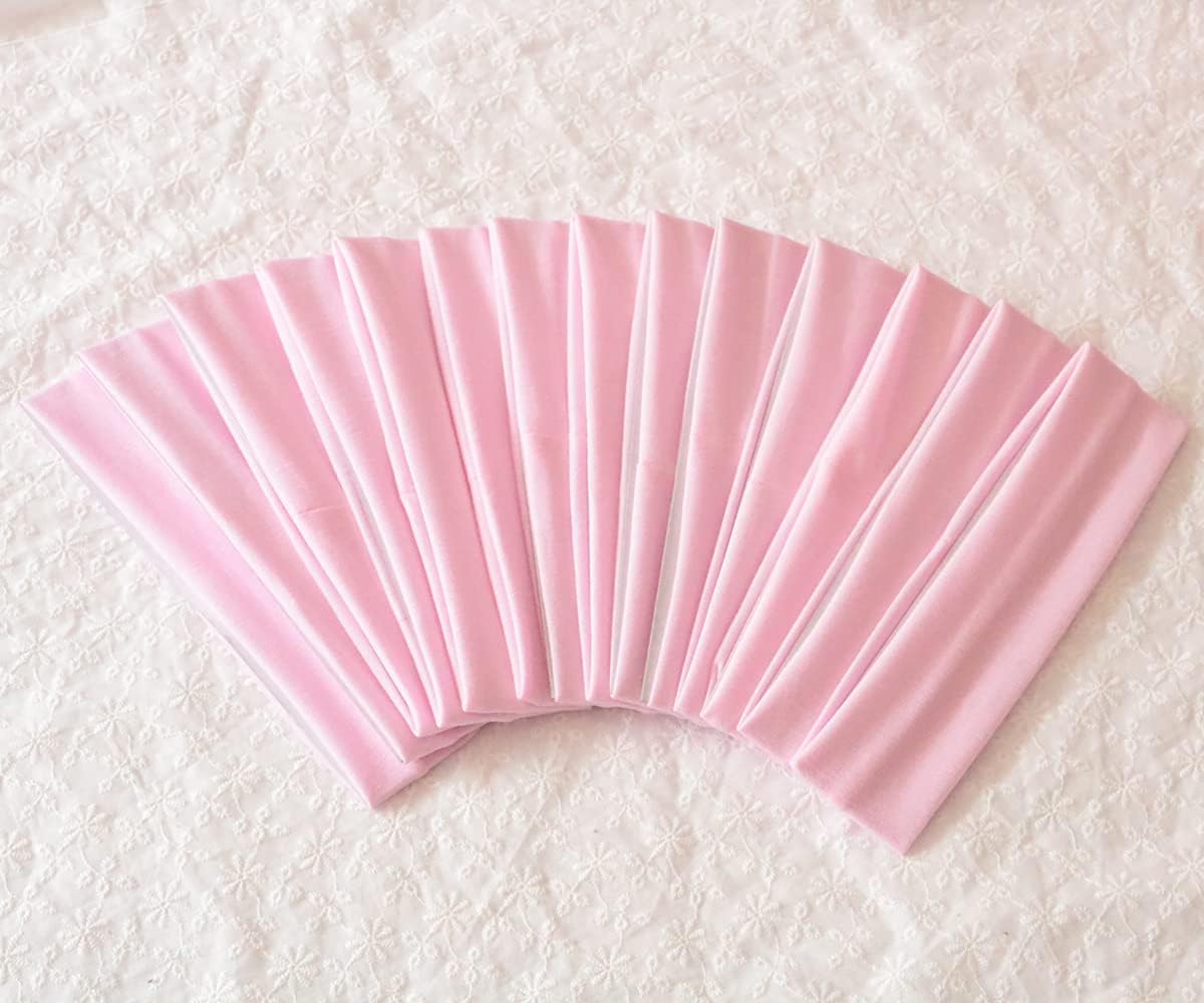 Sport Yoga Headbands,Pack of 14,Fashion Soft Elastic Polyester Sweatband Yoga Stretchy Headband for Women Man Girl
