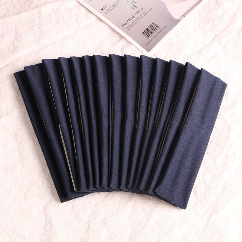Sport Yoga Headbands,Pack of 14,Fashion Soft Elastic Polyester Sweatband Yoga Stretchy Headband for Women Man Girl