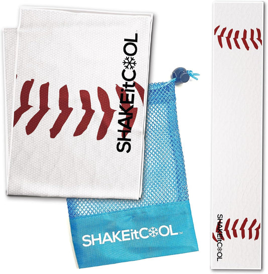 Original Cooling Towel – Be Cool in Style - Heat Relief, Soft, Lightweight, Sun Protection, Easy Clean - Perfect for Biking, Running, Yoga, Gym, Gardening - Blue Wave - Colors B