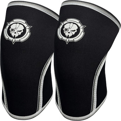 Knee Sleeves (1 Pair), 7mm Compression Knee Braces for Squats,Weightlifting,Powerlifting,Cross Training for Men & Women (Large)