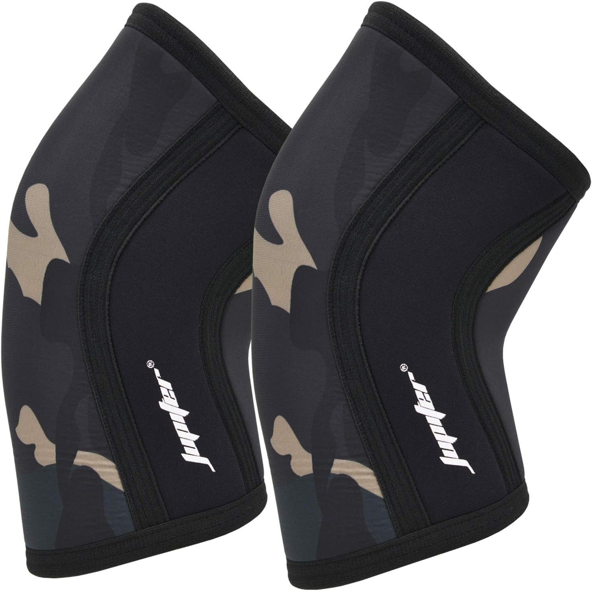 Knee Sleeves (1 Pair), 7mm Compression Knee Braces for Squats,Weightlifting,Powerlifting,Cross Training for Men & Women (Large)