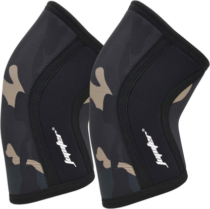 Knee Sleeves (1 Pair), 7mm Compression Knee Braces for Squats,Weightlifting,Powerlifting,Cross Training for Men & Women (Large)