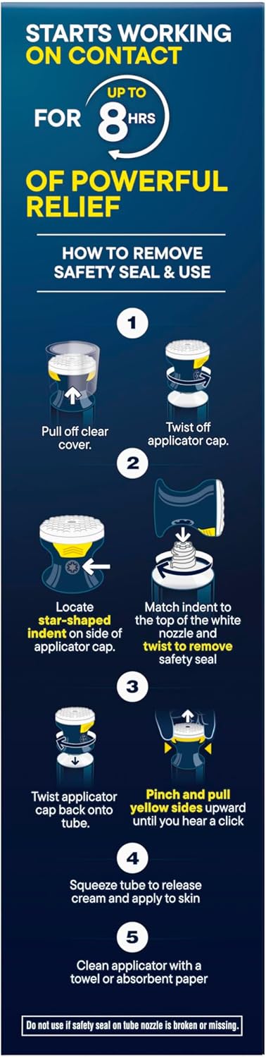 Advil Targeted Relief Cream, Ibuprofen, 2.5 oz + Massager