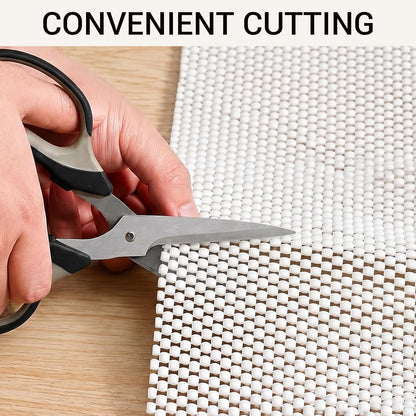 Non Slip Rug Pad Gripper for Hardwood Floors, 4x6 FT Anti Slide Rug Underlay, Eco Safe Odor Free, Cushioned Floor Protector, Cut-to-Size Multi-Purpose Pad