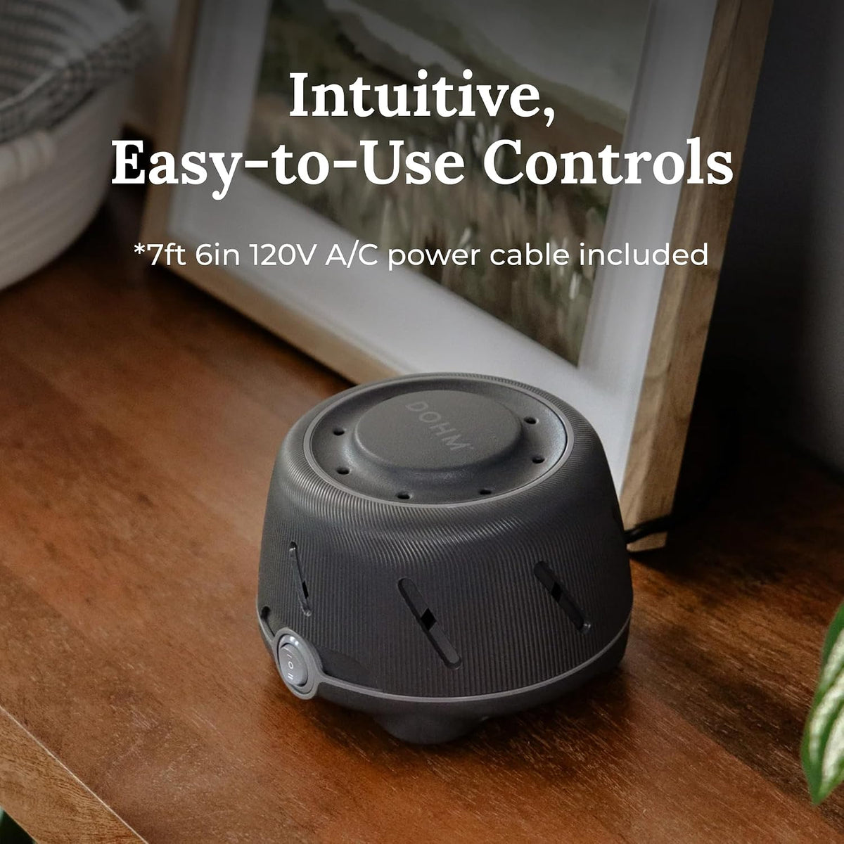 Dohm (White/Gray) The Original White Noise Machine, Relaxing Natural Sound from a Real Fan, Sleep Aid & Noise Cancelling for Adults & Baby, Office Privacy & Meditation, Baby Registry