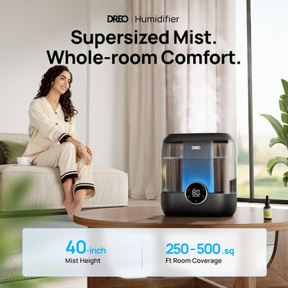 3L Humidifiers for Bedroom, 30H Runtime, 26 dB Quiet, New Edition