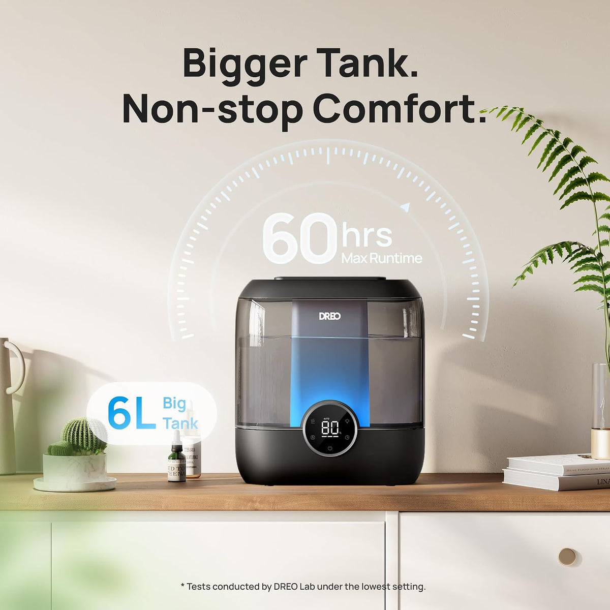 3L Humidifiers for Bedroom, 30H Runtime, 26 dB Quiet, New Edition