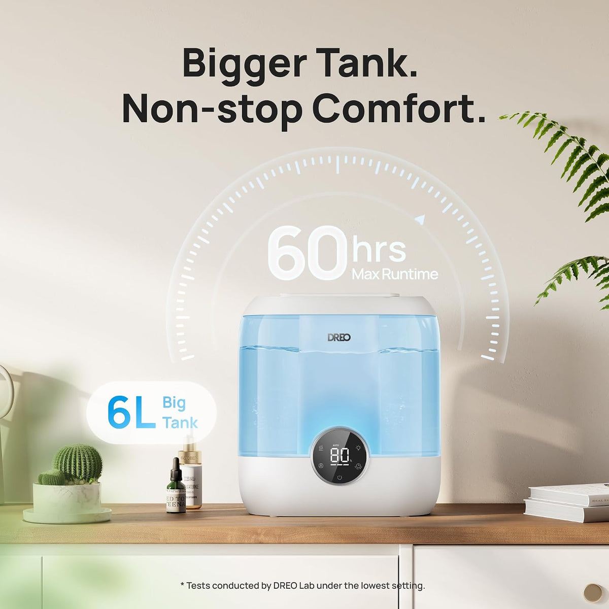 3L Humidifiers for Bedroom, 30H Runtime, 26 dB Quiet, New Edition