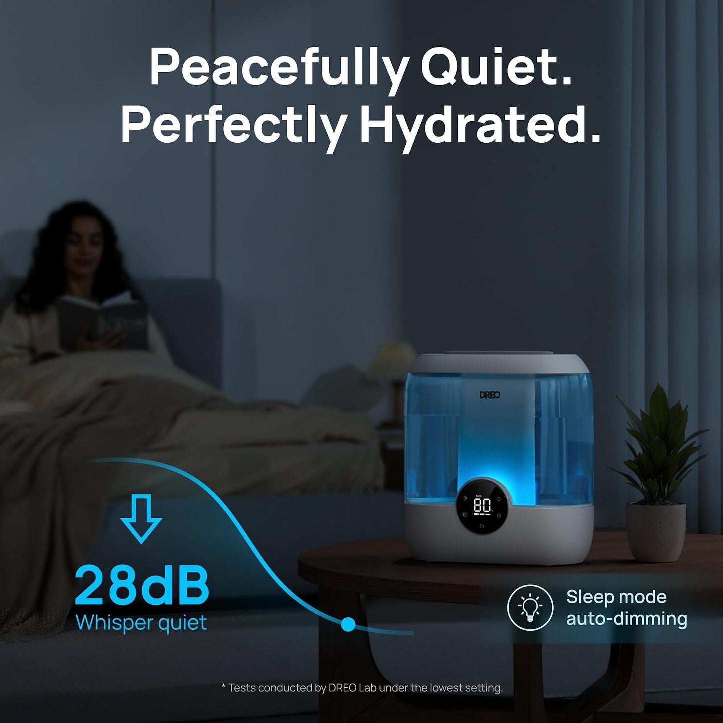3L Humidifiers for Bedroom, 30H Runtime, 26 dB Quiet, New Edition