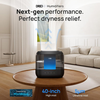 3L Humidifiers for Bedroom, 30H Runtime, 26 dB Quiet, New Edition