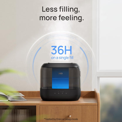 3L Humidifiers for Bedroom, 30H Runtime, 26 dB Quiet, New Edition