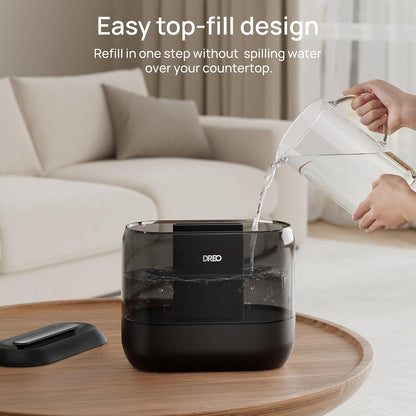 3L Humidifiers for Bedroom, 30H Runtime, 26 dB Quiet, New Edition