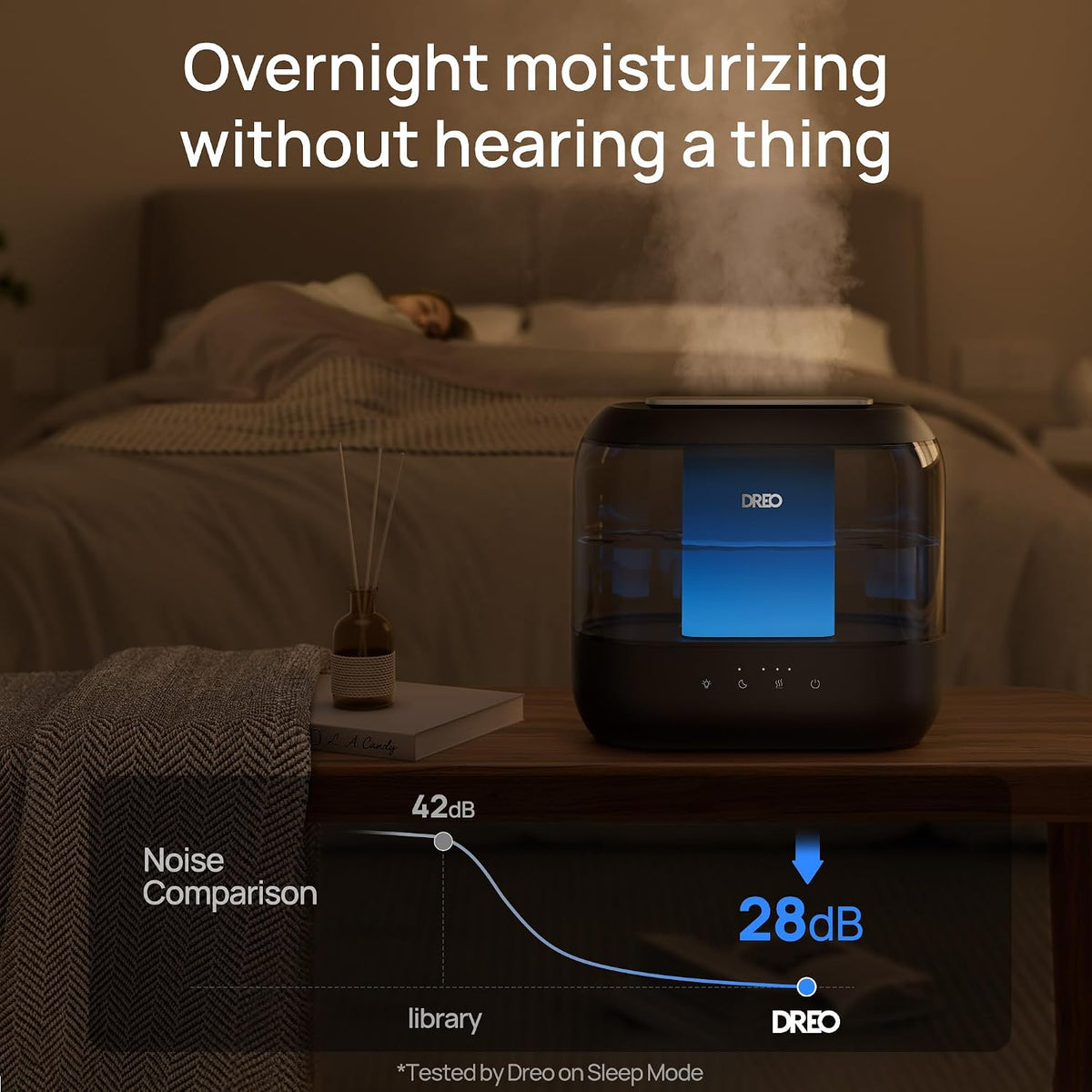 3L Humidifiers for Bedroom, 30H Runtime, 26 dB Quiet, New Edition