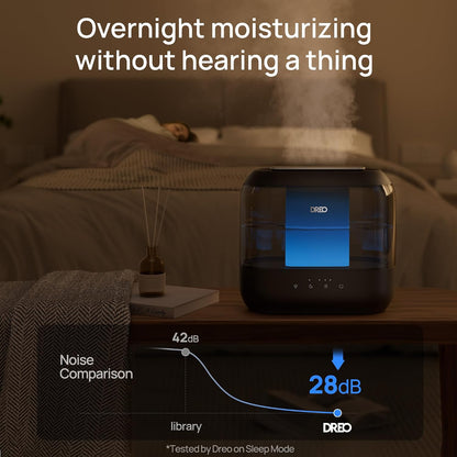 3L Humidifiers for Bedroom, 30H Runtime, 26 dB Quiet, New Edition