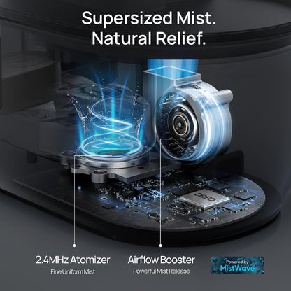 3L Humidifiers for Bedroom, 30H Runtime, 26 dB Quiet, New Edition