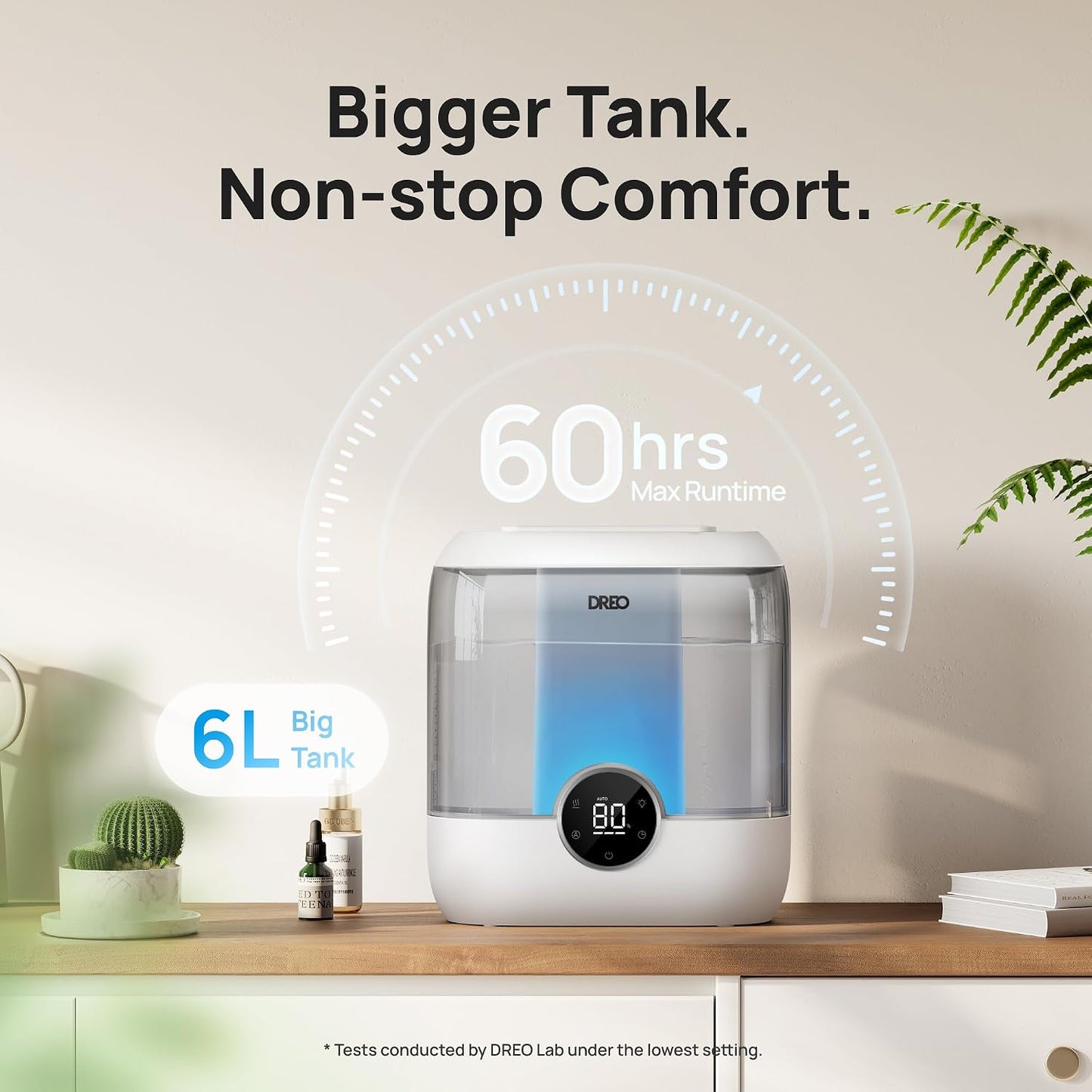 3L Humidifiers for Bedroom, 30H Runtime, 26 dB Quiet, New Edition