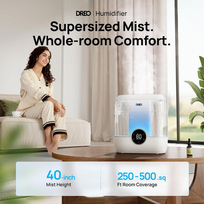 3L Humidifiers for Bedroom, 30H Runtime, 26 dB Quiet, New Edition