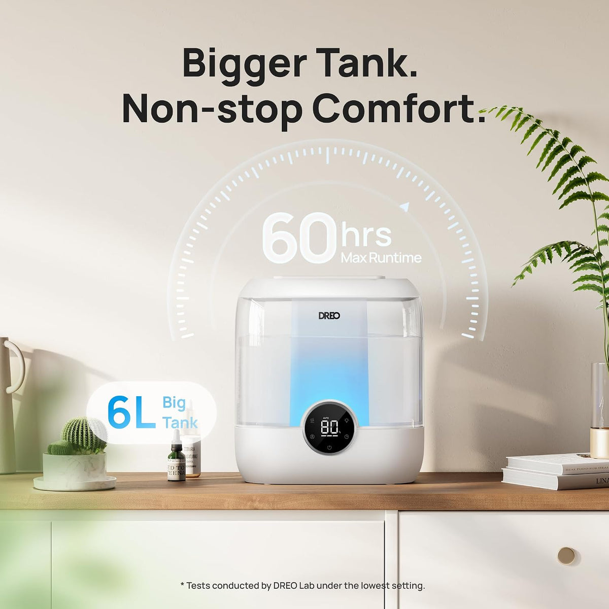 3L Humidifiers for Bedroom, 30H Runtime, 26 dB Quiet, New Edition