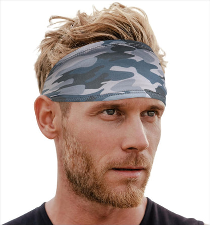 Tough Headwear Mens Headband | Sweat Headbands for Men Women Working Out Running Sports – Athletic Sweat Band Exercise