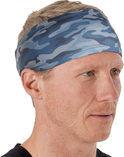 Tough Headwear Mens Headband | Sweat Headbands for Men Women Working Out Running Sports – Athletic Sweat Band Exercise