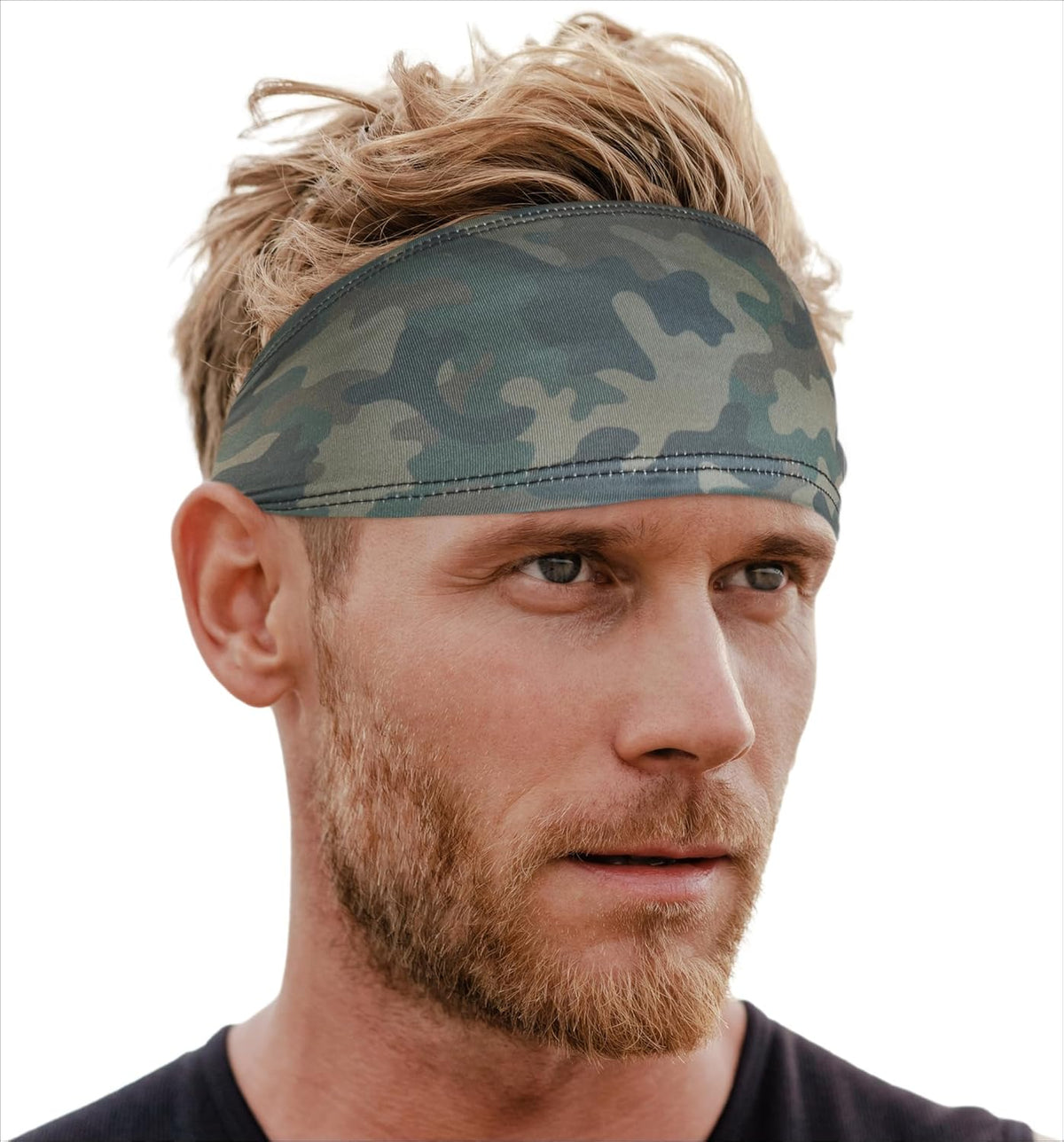 Tough Headwear Mens Headband | Sweat Headbands for Men Women Working Out Running Sports – Athletic Sweat Band Exercise