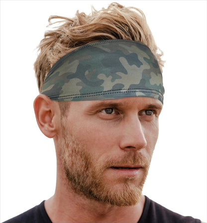 Tough Headwear Mens Headband | Sweat Headbands for Men Women Working Out Running Sports – Athletic Sweat Band Exercise
