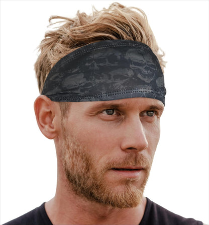 Tough Headwear Mens Headband | Sweat Headbands for Men Women Working Out Running Sports – Athletic Sweat Band Exercise