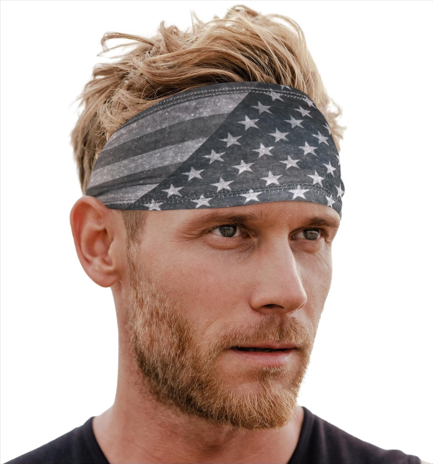 Tough Headwear Mens Headband | Sweat Headbands for Men Women Working Out Running Sports – Athletic Sweat Band Exercise