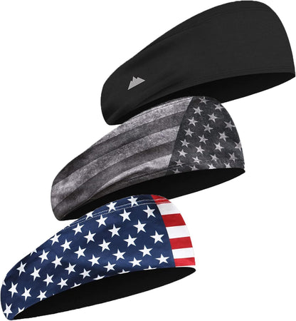 Tough Headwear Mens Headband | Sweat Headbands for Men Women Working Out Running Sports – Athletic Sweat Band Exercise