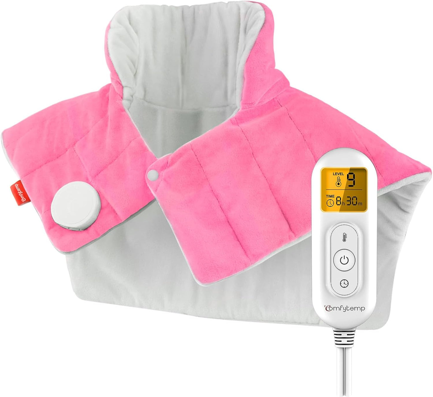 Heating Pad for Neck Shoulders Back, 2.6 Ib Weighted Heating Pad