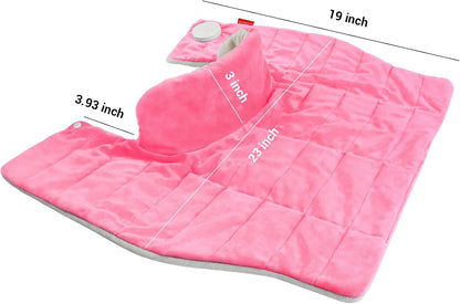 Heating Pad for Neck Shoulders Back, 2.6 Ib Weighted Heating Pad