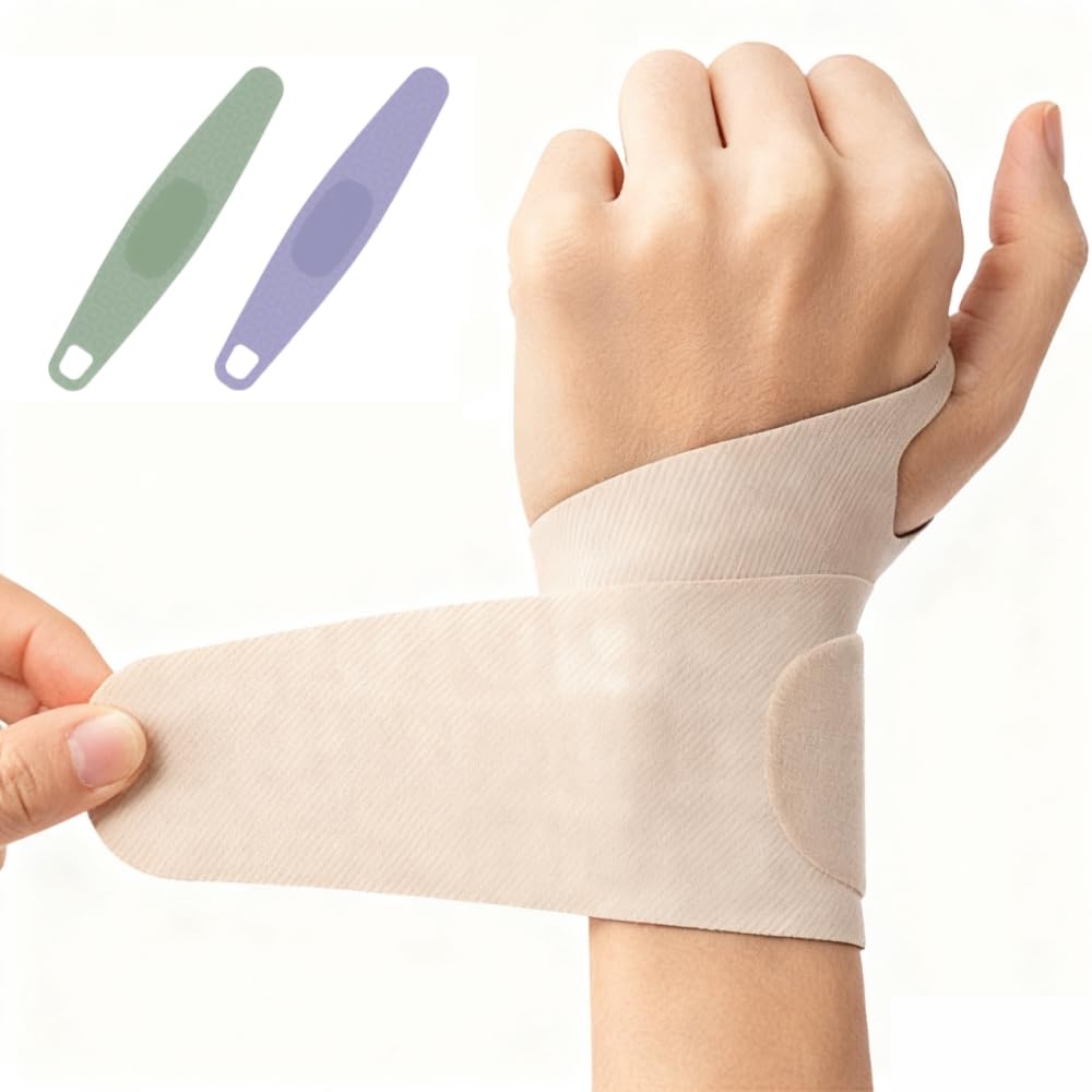 Adjustable Wrist Brace for Pain Relief, Carpal Tunnel & Tendonitis Support – Ergonomic Compression, Breathable & Anti-Slip Design, Fits Left & Right Hand, Ideal for Sports, Gaming & Office Use Purple