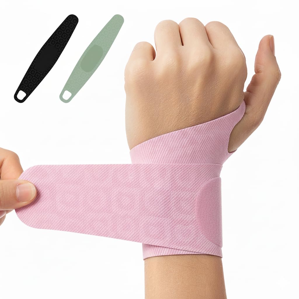 Adjustable Wrist Brace for Pain Relief, Carpal Tunnel & Tendonitis Support – Ergonomic Compression, Breathable & Anti-Slip Design, Fits Left & Right Hand, Ideal for Sports, Gaming & Office Use Purple