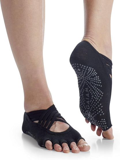 Grippy Studio Yoga Socks for Extra Grip in Standard or Hot Yoga